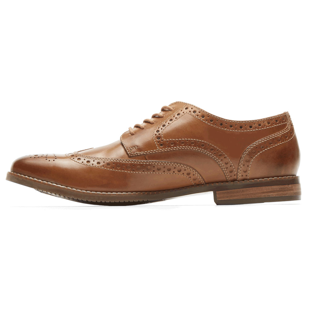 Sapatos Lace Ups Rockport Homem Marrom - Style Purpose Wingtip - 19038HZOT